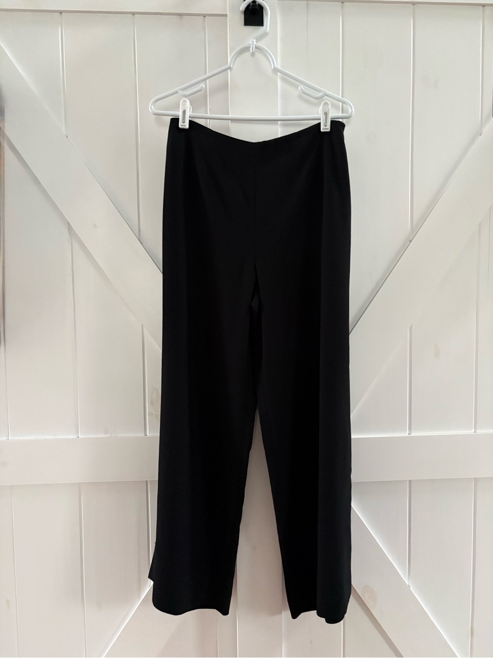 Lauren Ralph Lauren Vintage Petite Black Wide Leg Trouser Dress Pants